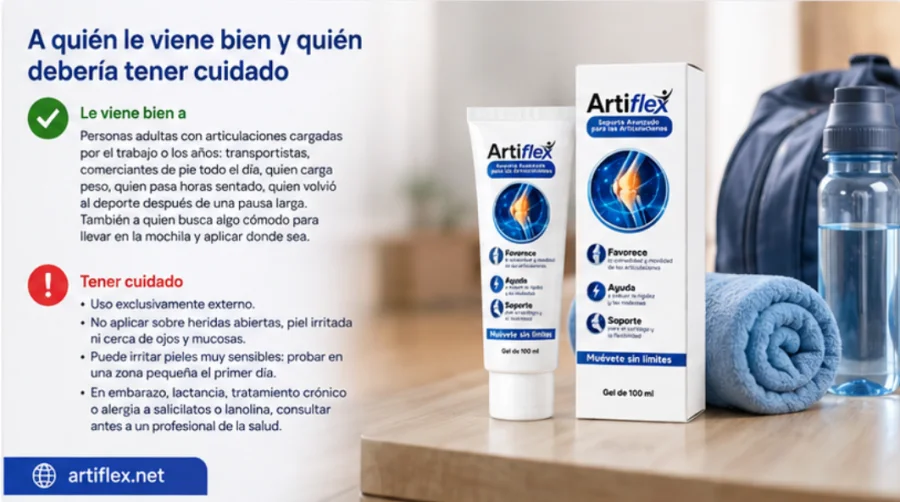 Artiflex — gel de uso externo para personas adultas